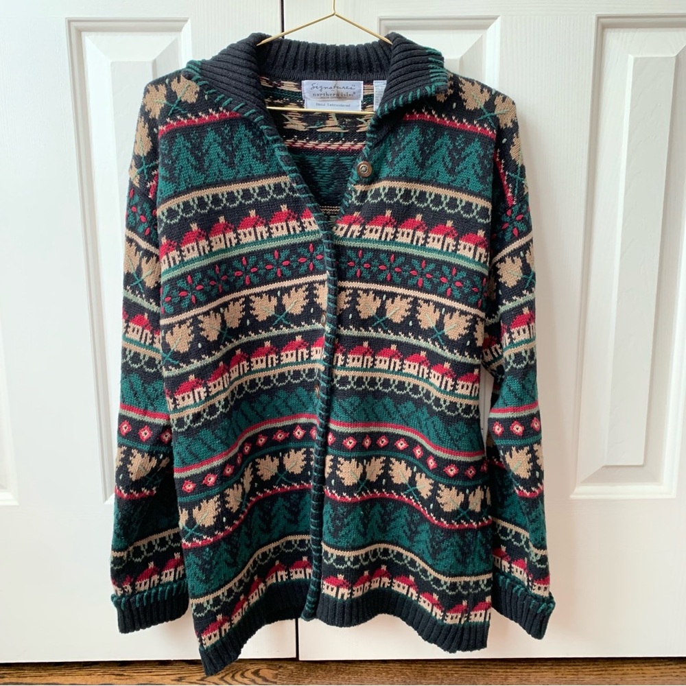 🍂 Vintage 90s Northern Isles Cardigan